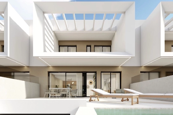 Reihenhaus in Dolores zu verkaufen, Wohnfläche 144 m², Zustand Erstbezug, Klimaanlage, Grundstück 190 m², 3 Schlafzimmer, 2 Badezimmer, Pool, ref.: HA-DON-115-R01-2