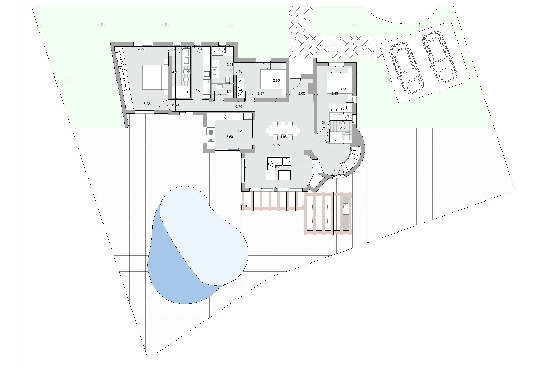 Villa in Moraira zu verkaufen, Espace de vie 185 m², Baujahr 2026, Klimaanlage, Terrain 778 m², 4 Chambres &agrave; coucher, 4 Badezimmer, Pool, ref.: AM-12682DA-13