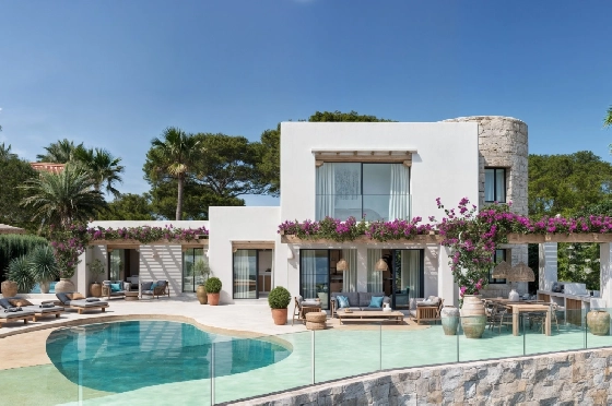 Villa in Moraira zu verkaufen, Espace de vie 185 m², Baujahr 2026, Klimaanlage, Terrain 778 m², 4 Chambres &agrave; coucher, 4 Badezimmer, Pool, ref.: AM-12682DA-2