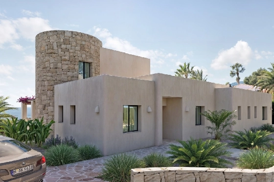 Villa in Moraira zu verkaufen, Espace de vie 185 m², Baujahr 2026, Klimaanlage, Terrain 778 m², 4 Chambres &agrave; coucher, 4 Badezimmer, Pool, ref.: AM-12682DA-8