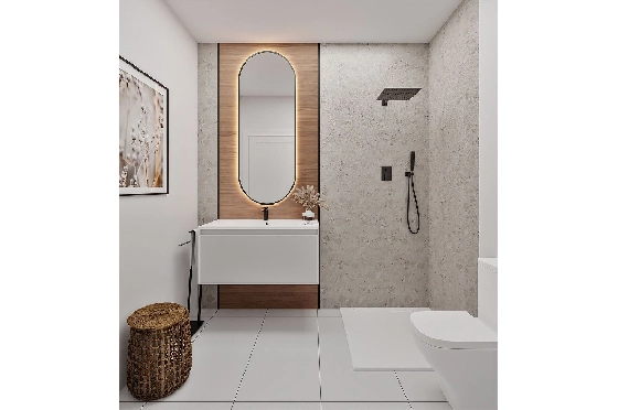 Apartment in San Miguel de Salinas zu verkaufen, Espace de vie 104 m², Zustand Erstbezug, 3 Chambres &agrave; coucher, 2 Badezimmer, Pool, ref.: HA-SMN-225-A02-12