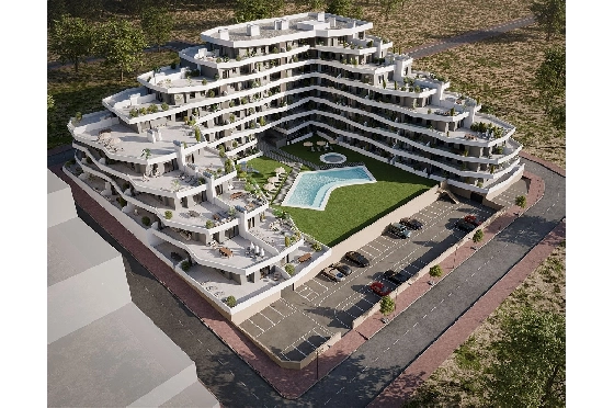 Apartment in San Miguel de Salinas zu verkaufen, Espace de vie 104 m², Zustand Erstbezug, 3 Chambres &agrave; coucher, 2 Badezimmer, Pool, ref.: HA-SMN-225-A02-2