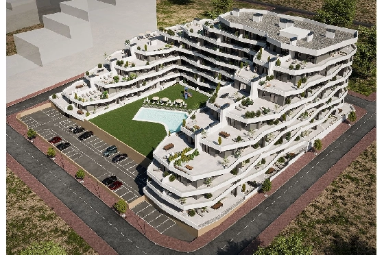 Apartment in San Miguel de Salinas zu verkaufen, Espace de vie 104 m², Zustand Erstbezug, 3 Chambres &agrave; coucher, 2 Badezimmer, Pool, ref.: HA-SMN-225-A02-3