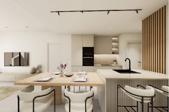 Penthouse Apartment in Los Alcazares zu verkaufen, Espace de vie 145 m², Zustand Erstbezug, 3 Chambres &agrave; coucher, 2 Badezimmer, Pool, ref.: HA-LAN-451-A02-5