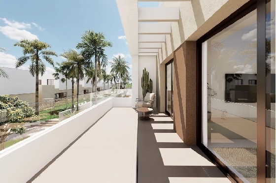 Penthouse Apartment in Los Alcazares zu verkaufen, Espace de vie 145 m², Zustand Erstbezug, 3 Chambres &agrave; coucher, 2 Badezimmer, Pool, ref.: HA-LAN-451-A02-6