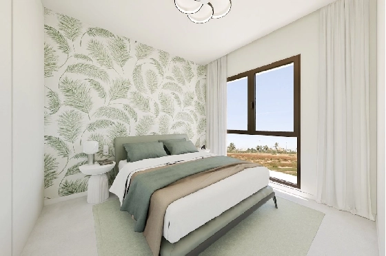Penthouse Apartment in Los Alcazares zu verkaufen, Espace de vie 145 m², Zustand Erstbezug, 3 Chambres &agrave; coucher, 2 Badezimmer, Pool, ref.: HA-LAN-451-A02-9