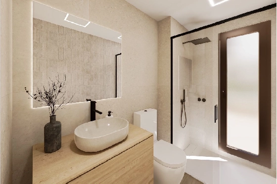 Villa in Los Alcazares zu verkaufen, Espace de vie 129 m², Zustand Erstbezug, Terrain 202 m², 3 Chambres &agrave; coucher, 2 Badezimmer, Pool, ref.: HA-LAN-451-E01-6