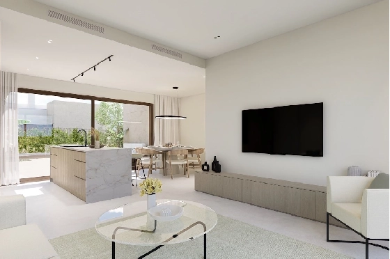 Villa in Los Alcazares zu verkaufen, Espace de vie 164 m², Zustand Erstbezug, Terrain 274 m², 3 Chambres &agrave; coucher, 2 Badezimmer, Pool, ref.: HA-LAN-451-E02-4