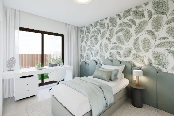 Villa in Los Alcazares zu verkaufen, Espace de vie 197 m², Zustand Erstbezug, Terrain 356 m², 3 Chambres &agrave; coucher, 3 Badezimmer, Pool, ref.: HA-LAN-451-E03-10