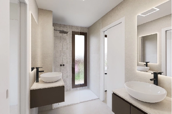Villa in Los Alcazares zu verkaufen, Espace de vie 197 m², Zustand Erstbezug, Terrain 356 m², 3 Chambres &agrave; coucher, 3 Badezimmer, Pool, ref.: HA-LAN-451-E03-12