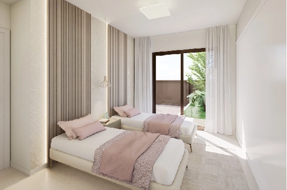 Villa in Los Alcazares zu verkaufen, Espace de vie 197 m², Zustand Erstbezug, Terrain 356 m², 3 Chambres &agrave; coucher, 3 Badezimmer, Pool, ref.: HA-LAN-451-E03-13