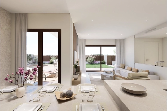 Villa in Los Alcazares zu verkaufen, Espace de vie 197 m², Zustand Erstbezug, Terrain 356 m², 3 Chambres &agrave; coucher, 3 Badezimmer, Pool, ref.: HA-LAN-451-E03-5