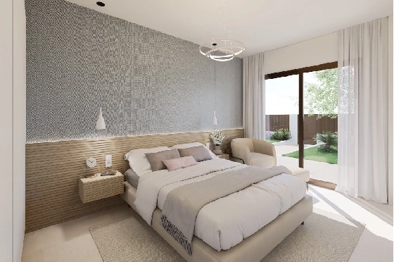 Villa in Los Alcazares zu verkaufen, Espace de vie 197 m², Zustand Erstbezug, Terrain 356 m², 3 Chambres &agrave; coucher, 3 Badezimmer, Pool, ref.: HA-LAN-451-E03-8