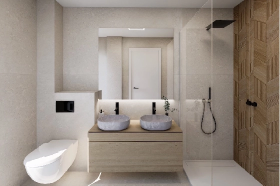 Villa in Los Alcazares zu verkaufen, Espace de vie 197 m², Zustand Erstbezug, Terrain 356 m², 3 Chambres &agrave; coucher, 3 Badezimmer, Pool, ref.: HA-LAN-451-E03-9