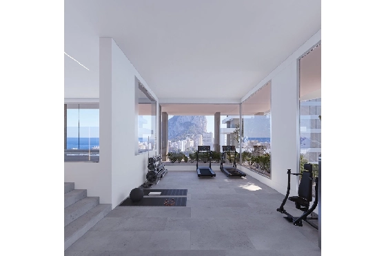 Etagen Apartment in Calpe zu verkaufen, Espace de vie 133 m², Zustand Erstbezug, + fussboden, Klimaanlage, 3 Chambres &agrave; coucher, 2 Badezimmer, Pool, ref.: HA-CAN-160-A02-10