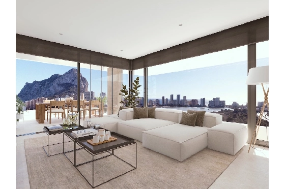 Etagen Apartment in Calpe zu verkaufen, Espace de vie 116 m², Zustand Erstbezug, + fussboden, Klimaanlage, 2 Chambres &agrave; coucher, 2 Badezimmer, Pool, ref.: HA-CAN-160-A01-11