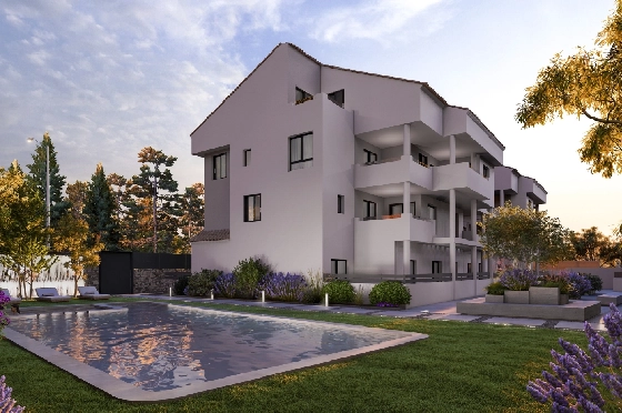 Apartment in Javea zu verkaufen, Espace de vie 79 m², + KLIMA, Klimaanlage, Terrain 17 m², 2 Chambres &agrave; coucher, 2 Badezimmer, Pool, ref.: IV-P3-3-12