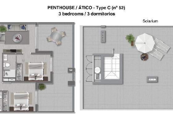 Apartment in Torrevieja(La Mata, Torrevieja, Costa Blanca) zu verkaufen, Espace de vie 65 m², Terrain 92 m², 2 Chambres &agrave; coucher, 2 Badezimmer, Pool, ref.: TW-EDEN-BEACH-12-25