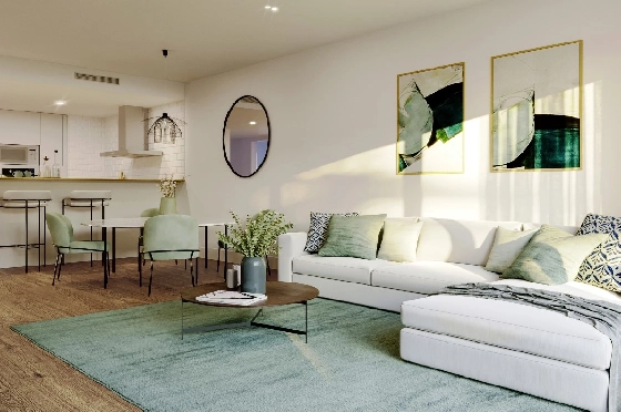 Apartment in Monforte Del Cid(Alenda Golf) zu verkaufen, Espace de vie 81 m², Terrain 162 m², 2 Chambres &agrave; coucher, 2 Badezimmer, Pool, ref.: TW-ALLURE-2-12