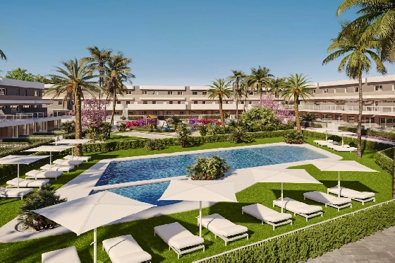 Apartment in Monforte Del Cid(Alenda Golf) zu verkaufen, Espace de vie 81 m², Terrain 162 m², 2 Chambres &agrave; coucher, 2 Badezimmer, Pool, ref.: TW-ALLURE-2-2