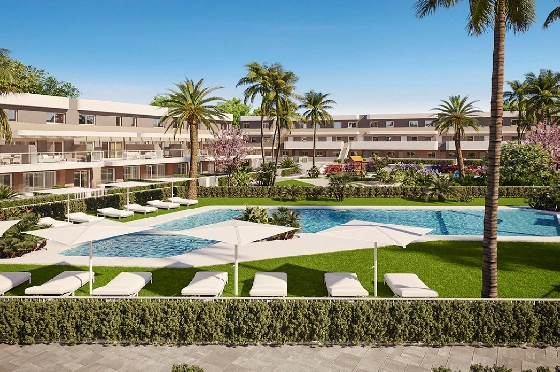 Apartment in Monforte Del Cid(Alenda Golf) zu verkaufen, Espace de vie 81 m², Terrain 162 m², 2 Chambres &agrave; coucher, 2 Badezimmer, Pool, ref.: TW-ALLURE-2-5
