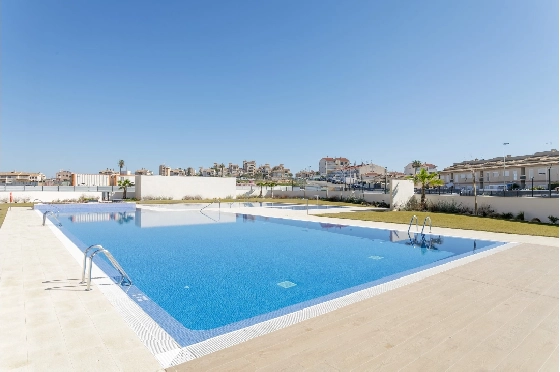 Penthouse Apartment in Torrevieja(La Mata, Torrevieja, Costa Blanca) zu verkaufen, Espace de vie 96 m², Terrain 262 m², 3 Chambres &agrave; coucher, 2 Badezimmer, Pool, ref.: TW-EDEN-BEACH-52-2