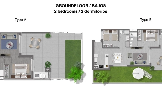 Penthouse Apartment in Torrevieja(La Mata, Torrevieja, Costa Blanca) zu verkaufen, Espace de vie 96 m², Terrain 262 m², 3 Chambres &agrave; coucher, 2 Badezimmer, Pool, ref.: TW-EDEN-BEACH-52-23