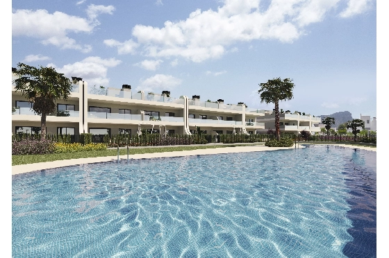Apartment in Cartagena(La Manga, Murcia, Costa Blanca) zu verkaufen, Espace de vie 102 m², Terrain 227 m², 3 Chambres &agrave; coucher, 2 Badezimmer, Pool, ref.: TW-SIENA,-LA-MANGA-2