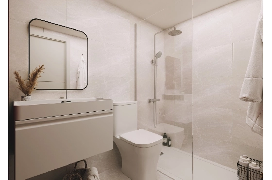 Apartment in Cartagena(La Manga, Murcia, Costa Blanca) zu verkaufen, Espace de vie 102 m², Terrain 227 m², 3 Chambres &agrave; coucher, 2 Badezimmer, Pool, ref.: TW-SIENA,-LA-MANGA-20