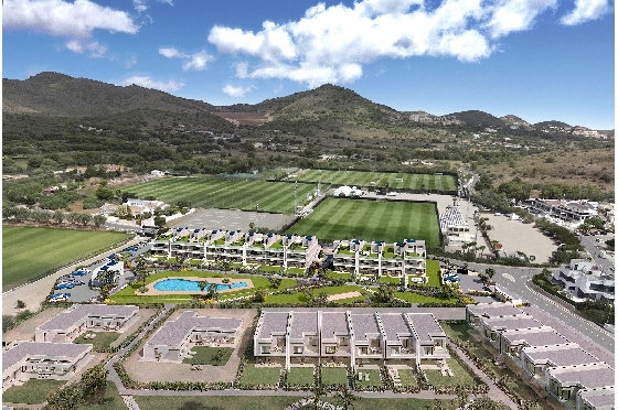 Apartment in Cartagena(La Manga, Murcia, Costa Blanca) zu verkaufen, Espace de vie 102 m², Terrain 227 m², 3 Chambres &agrave; coucher, 2 Badezimmer, Pool, ref.: TW-SIENA,-LA-MANGA-22