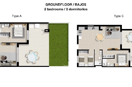 Apartment in Torrevieja(La Mata, Torrevieja, Costa Blanca) zu verkaufen, Espace de vie 65 m², Terrain 115 m², 2 Chambres &agrave; coucher, 2 Badezimmer, Pool, ref.: TW-EDEN-BEACH-2-29