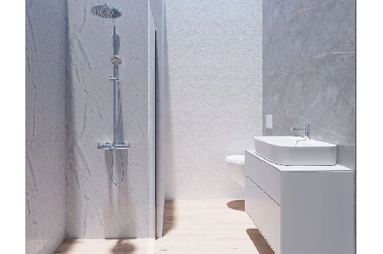 Erdgeschoss Apartment in Torrevieja zu verkaufen, Espace de vie 131 m², Zustand Erstbezug, 2 Chambres &agrave; coucher, 2 Badezimmer, Pool, ref.: HA-TON-221-A01-17