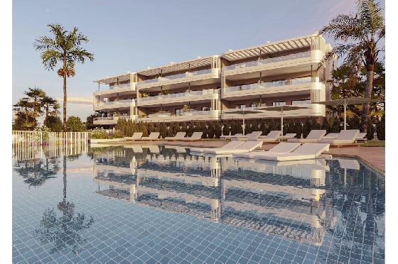 Penthouse Apartment in Torrevieja zu verkaufen, Espace de vie 156 m², Zustand Erstbezug, 2 Chambres &agrave; coucher, 2 Badezimmer, Pool, ref.: HA-TON-290-A03-2