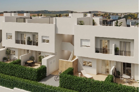 Penthouse Apartment in Algorfa zu verkaufen, Espace de vie 156 m², Zustand Erstbezug, Klimaanlage, 2 Chambres &agrave; coucher, 2 Badezimmer, Pool, ref.: HA-ARN-116-A03-1