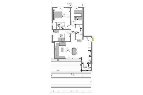 Erdgeschoss Apartment in Algorfa zu verkaufen, Espace de vie 162 m², Zustand Erstbezug, Klimaanlage, 3 Chambres &agrave; coucher, 2 Badezimmer, Pool, ref.: HA-ARN-116-A02-9