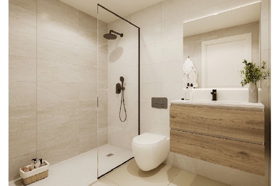Penthouse Apartment in Torrevieja zu verkaufen, Espace de vie 193 m², Zustand Erstbezug, 3 Chambres &agrave; coucher, 2 Badezimmer, Pool, ref.: HA-TON-290-A04-10