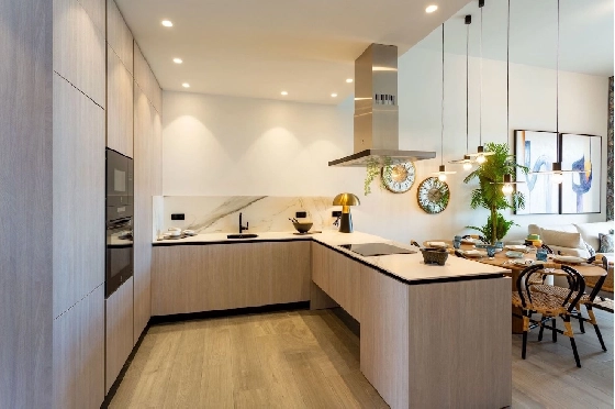 Doppelhaushälfte in Algorfa zu verkaufen, Espace de vie 200 m², Zustand Erstbezug, Klimaanlage, Terrain 450 m², 3 Chambres &agrave; coucher, 2 Badezimmer, Pool, ref.: HA-ARN-115-D01-10