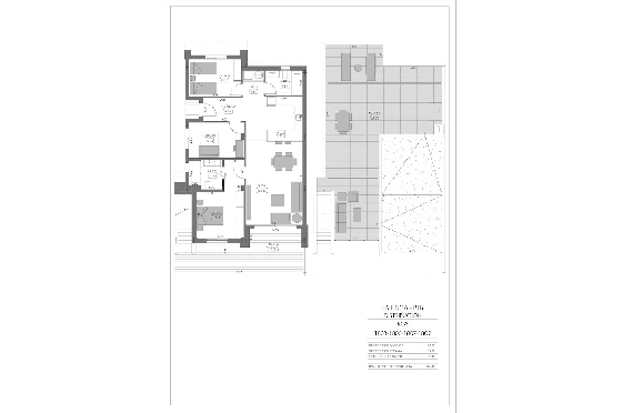 Doppelhaushälfte in Algorfa zu verkaufen, Espace de vie 200 m², Zustand Erstbezug, Klimaanlage, Terrain 450 m², 3 Chambres &agrave; coucher, 2 Badezimmer, Pool, ref.: HA-ARN-115-D01-20