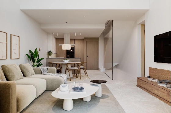 Doppelhaushälfte in Algorfa zu verkaufen, Espace de vie 293 m², Zustand Erstbezug, Klimaanlage, Terrain 292 m², 3 Chambres &agrave; coucher, 2 Badezimmer, Pool, ref.: HA-ARN-116-D02-2
