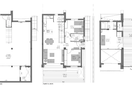 Doppelhaushälfte in Algorfa zu verkaufen, Espace de vie 293 m², Zustand Erstbezug, Klimaanlage, Terrain 292 m², 3 Chambres &agrave; coucher, 2 Badezimmer, Pool, ref.: HA-ARN-116-D02-9