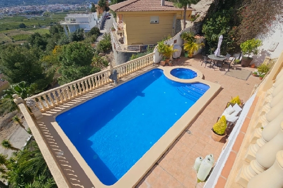 Villa in Pego zu verkaufen, Espace de vie 312 m², Baujahr 2005, Klimaanlage, Terrain 1027 m², 5 Chambres &agrave; coucher, 5 Badezimmer, Pool, ref.: O-V98114-28