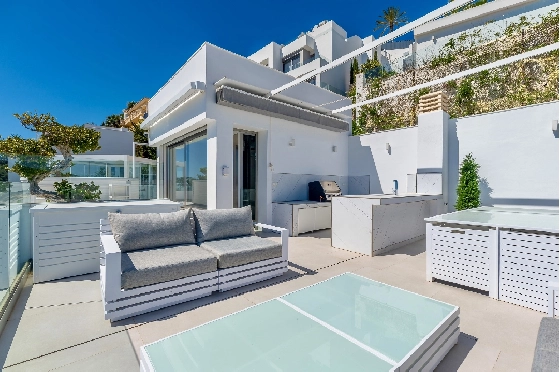 Villa in Moraira zu verkaufen, Espace de vie 370 m², Baujahr 2022, Klimaanlage, Terrain 813 m², 4 Chambres &agrave; coucher, 4 Badezimmer, Pool, ref.: AM-12683DR-2