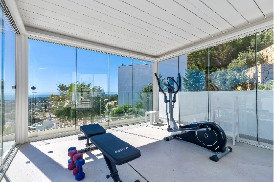 Villa in Moraira zu verkaufen, Espace de vie 370 m², Baujahr 2022, Klimaanlage, Terrain 813 m², 4 Chambres &agrave; coucher, 4 Badezimmer, Pool, ref.: AM-12683DR-20