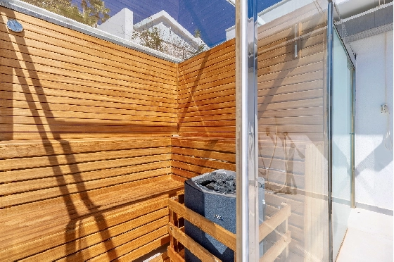 Villa in Moraira zu verkaufen, Espace de vie 370 m², Baujahr 2022, Klimaanlage, Terrain 813 m², 4 Chambres &agrave; coucher, 4 Badezimmer, Pool, ref.: AM-12683DR-22