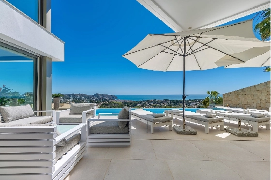 Villa in Moraira zu verkaufen, Espace de vie 370 m², Baujahr 2022, Klimaanlage, Terrain 813 m², 4 Chambres &agrave; coucher, 4 Badezimmer, Pool, ref.: AM-12683DR-4