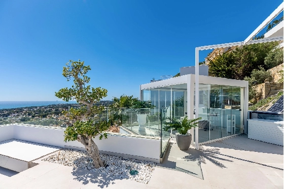 Villa in Moraira zu verkaufen, Espace de vie 370 m², Baujahr 2022, Klimaanlage, Terrain 813 m², 4 Chambres &agrave; coucher, 4 Badezimmer, Pool, ref.: AM-12683DR-8