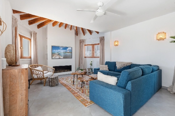 Villa in Moraira zu verkaufen, Espace de vie 290 m², Baujahr 2003, + Ofen, Klimaanlage, Terrain 847 m², 3 Chambres &agrave; coucher, 3 Badezimmer, Pool, ref.: AM-12692DR-40