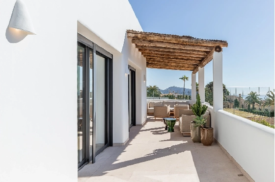 Villa in Moraira zu verkaufen, Espace de vie 347 m², Baujahr 2025, Klimaanlage, Terrain 852 m², 4 Chambres &agrave; coucher, 5 Badezimmer, Pool, ref.: AM-12704DA-12