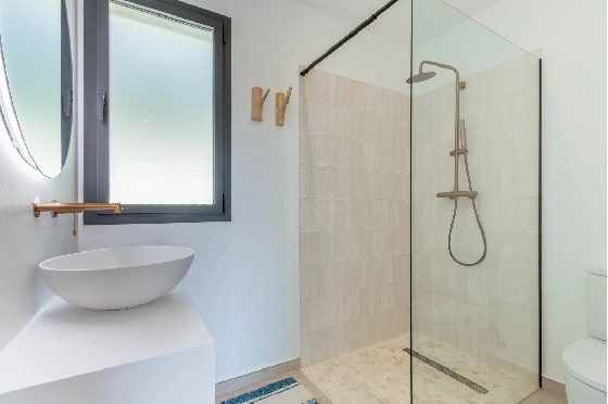 Villa in Moraira zu verkaufen, Espace de vie 347 m², Baujahr 2025, Klimaanlage, Terrain 852 m², 4 Chambres &agrave; coucher, 5 Badezimmer, Pool, ref.: AM-12704DA-33