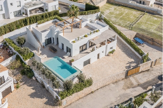 Villa in Moraira zu verkaufen, Espace de vie 347 m², Baujahr 2025, Klimaanlage, Terrain 852 m², 4 Chambres &agrave; coucher, 5 Badezimmer, Pool, ref.: AM-12704DA-43